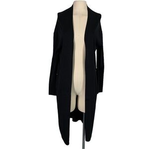 C/MEO COlLECTIVE Open Front Knit Cardigan Black Size XS